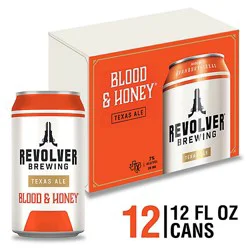 Revolver Blood & Honey Ale Craft American Beer 7% Abv Cans - 12-12 Fl. Oz.