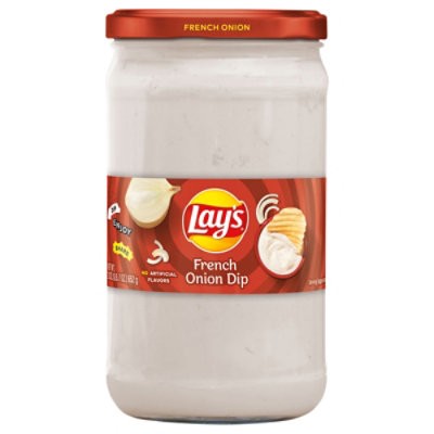 slide 1 of 1, Lays Dips French Onion Glass Jar - 23 Oz, 23 oz