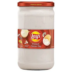 Lays Dips French Onion Glass Jar - 23 Oz