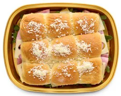 Readymeals Ham & Swiss Pull Apart Sliders 9 Count Ready2heat - Each