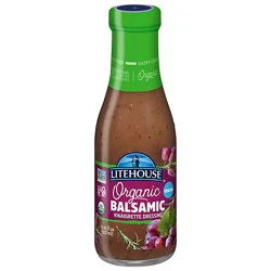 Litehouse Organic Dressing Vinaigrette Balsamic - 11.25 Fl. Oz.