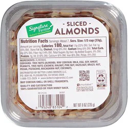 Signature Farms Sliced Almonds - 8 Oz