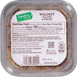 Signature Farms Walnut Halves & Pieces - 8 Oz