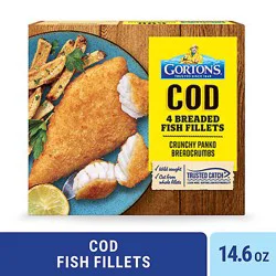 Gorton's Crunchy Panko Breadcrumbs Cod Fillets - 14.6 Oz