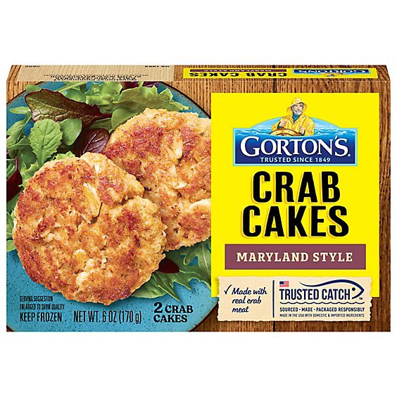 slide 1 of 1, Gortons Crab Cakes Maryland Style 2 Count - 6 Oz, 6 oz