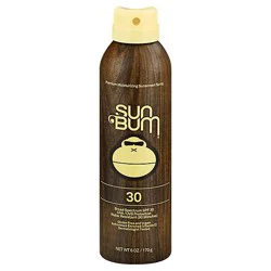 Sun Bum Sunscreen Continuous Spray Broad Spectrum Spf 30 - 6 Fl. Oz.