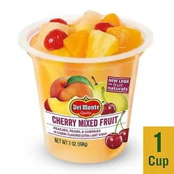 Del Monte Cherry Mixed Fruit Cup Snacks - 7 Oz