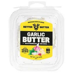 Better Butter Fresh Churned Butter Garlic With Parmesan & Basil - 3 Oz