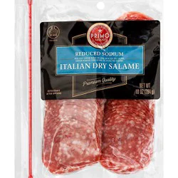 Primo Taglio Italian Dry Reduced Sodium Salame - 10 Oz