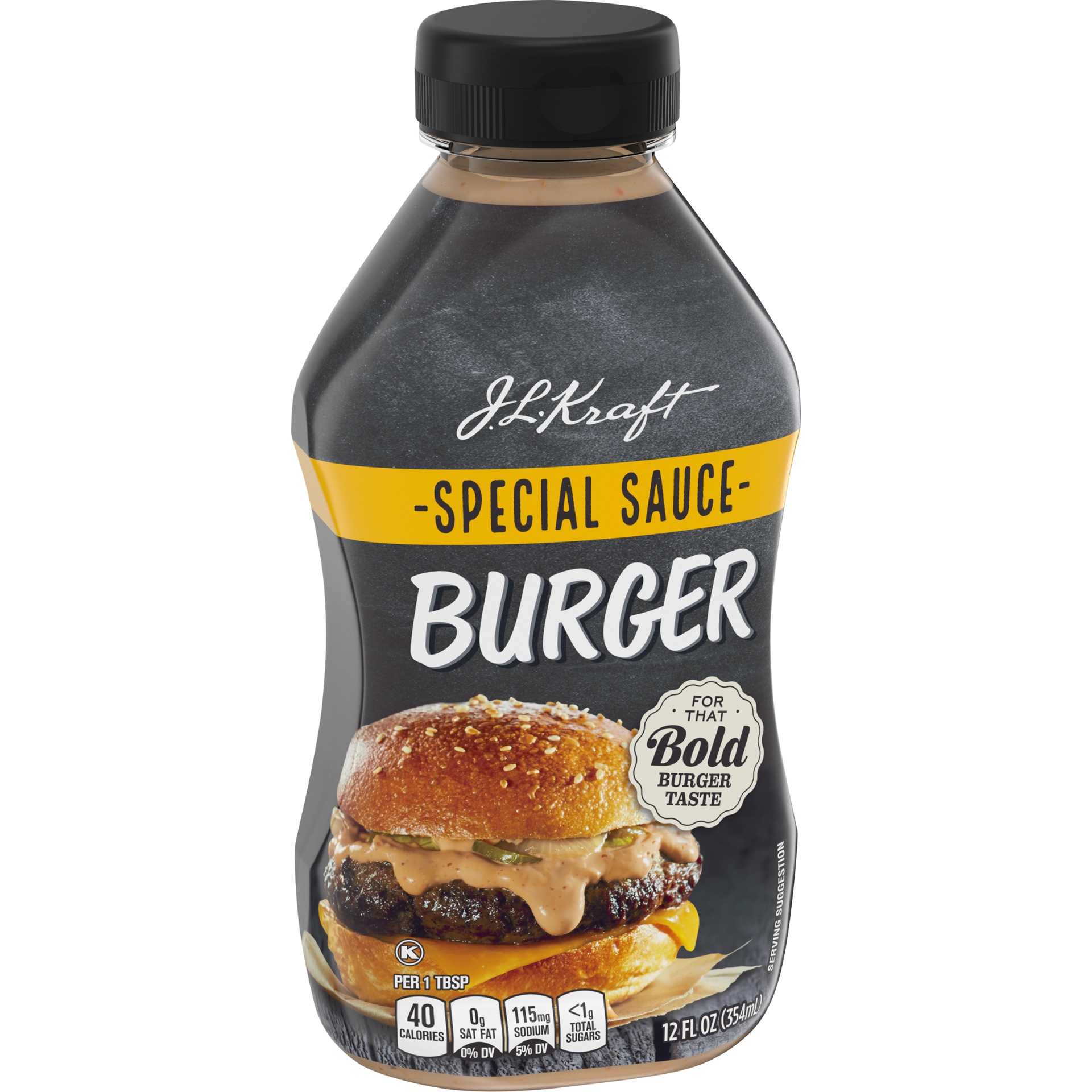 slide 2 of 6, J.L. Kraft Burger Special Sauce, 12 fl oz Bottle, 