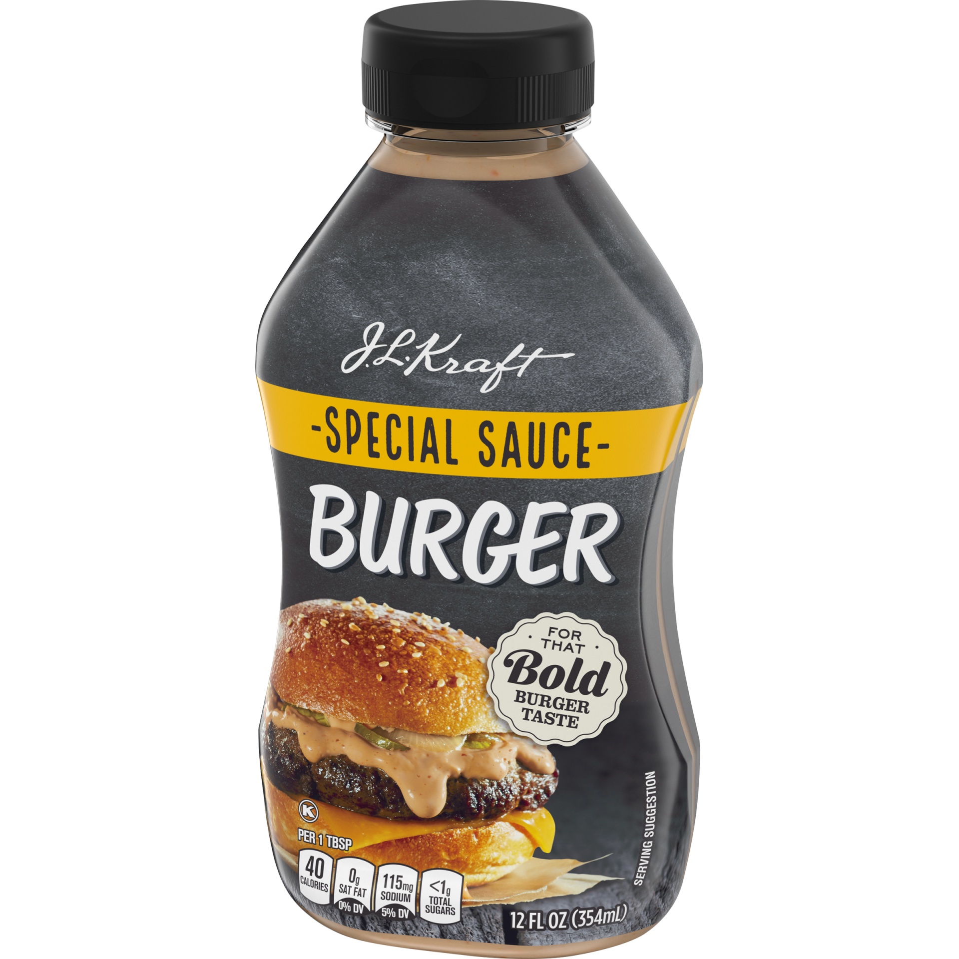 slide 3 of 6, J.L. Kraft Burger Special Sauce, 12 fl oz Bottle, 
