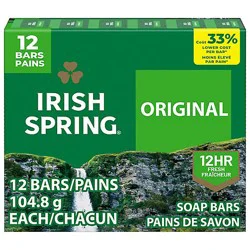 Irish Spring Original 12 Bar 3.7oz - 45 Oz