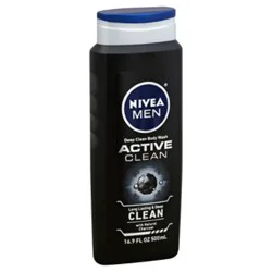 Nivea Men Body Wash Deep Active Clean Charcoal - 16.9 Fl. Oz.