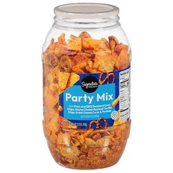 Signature Select Snacks Party Mix Barrel - 28 Oz