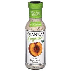 Briannas Dressing Rich Poppy Seed - 10 Oz