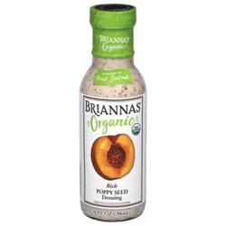 Briannas Dressing Rich Poppy Seed - 10 Oz