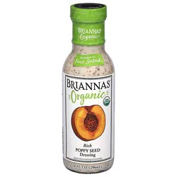 Briannas Dressing Rich Poppy Seed - 10 Oz