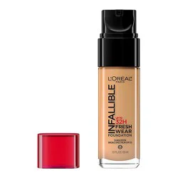 L'oreal Paris Infallible Up To 32 Hour Fresh Wear Foundation Lightweight Radiant Sand - 1 Fl. Oz.