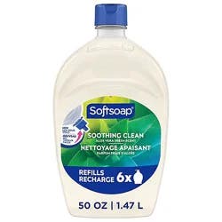 Softsoap Liquid Hand Soap Refill Soothing Clean Aloe Vera Fresh Scent - 50 Fl. Oz.