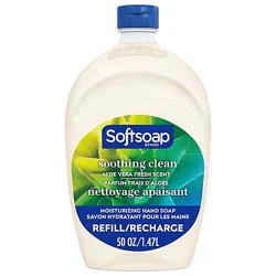 Softsoap Liquid Hand Soap Refill Soothing Clean Aloe Vera Fresh Scent - 50 Fl. Oz.