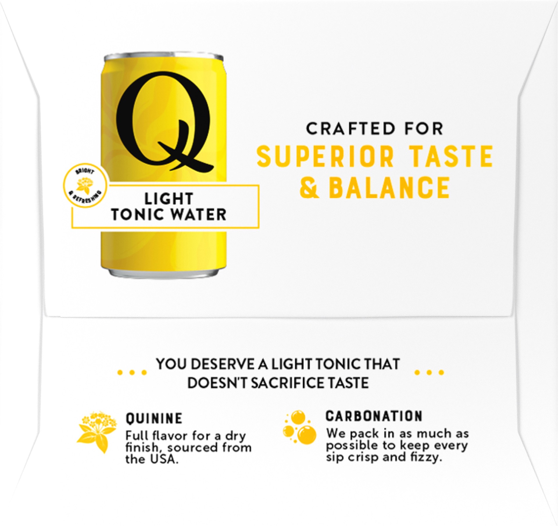 slide 10 of 12, Q Mixers Premium Light Tonic Water - 8-7.5 Fl. Oz., 30 fl oz