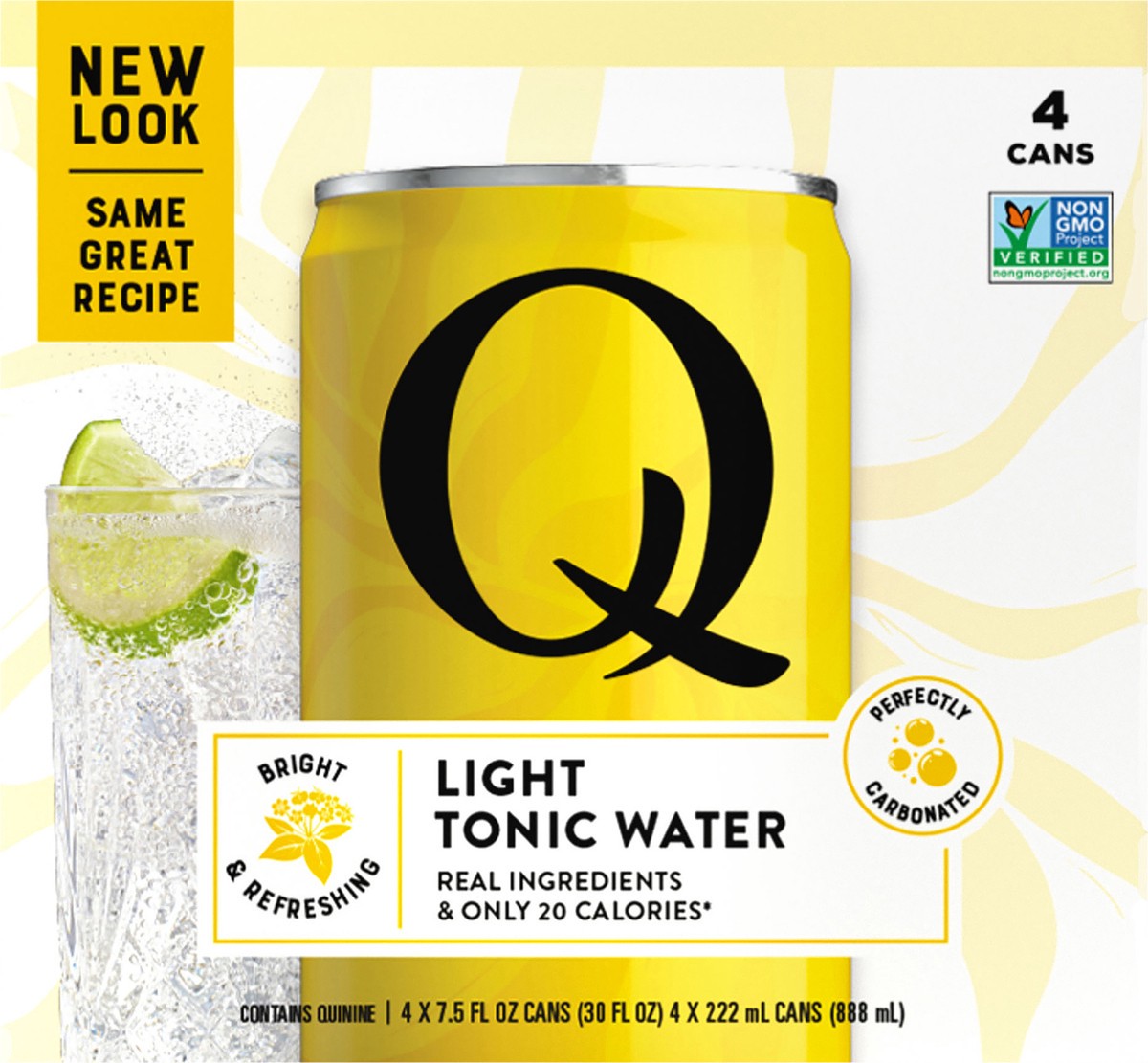 slide 3 of 12, Q Mixers Premium Light Tonic Water - 8-7.5 Fl. Oz., 30 fl oz