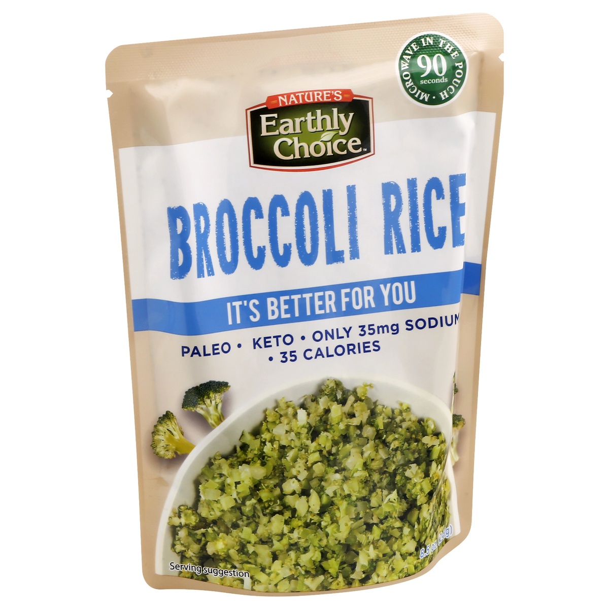 slide 2 of 10, Nature's Earthly Choice Broccoli Rice 8.5 oz, 