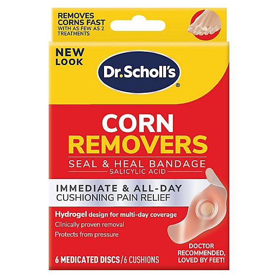 slide 1 of 1, Dr Scholls Duragel Corn Remover, 6 ct