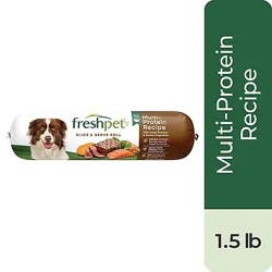 Freshpet Healthy & Natural Dog Food Fresh Multi Protein Roll - 1.5 Lb