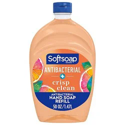 Softsoap Antibacterial Liquid Hand Soap Refill Crisp Clean - 50 Fl. Oz.