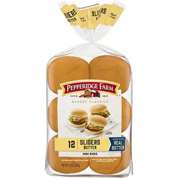 Pepperidge Farm Bakery Classics Butter Slider Buns - 15 Oz