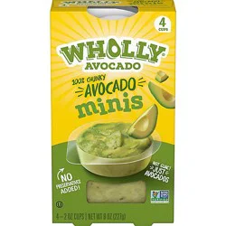 Wholly Avocado Mini Guacamole Chunky - 8 Oz
