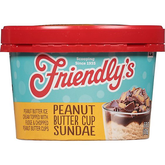 slide 1 of 13, Friendly's Peanut Butter Cup Ice Cream Sundae - 6 Oz, 6 fl oz