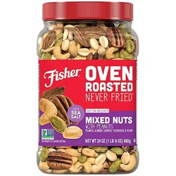 Fisher Oven Roasted Mixed Nuts - 24 Oz