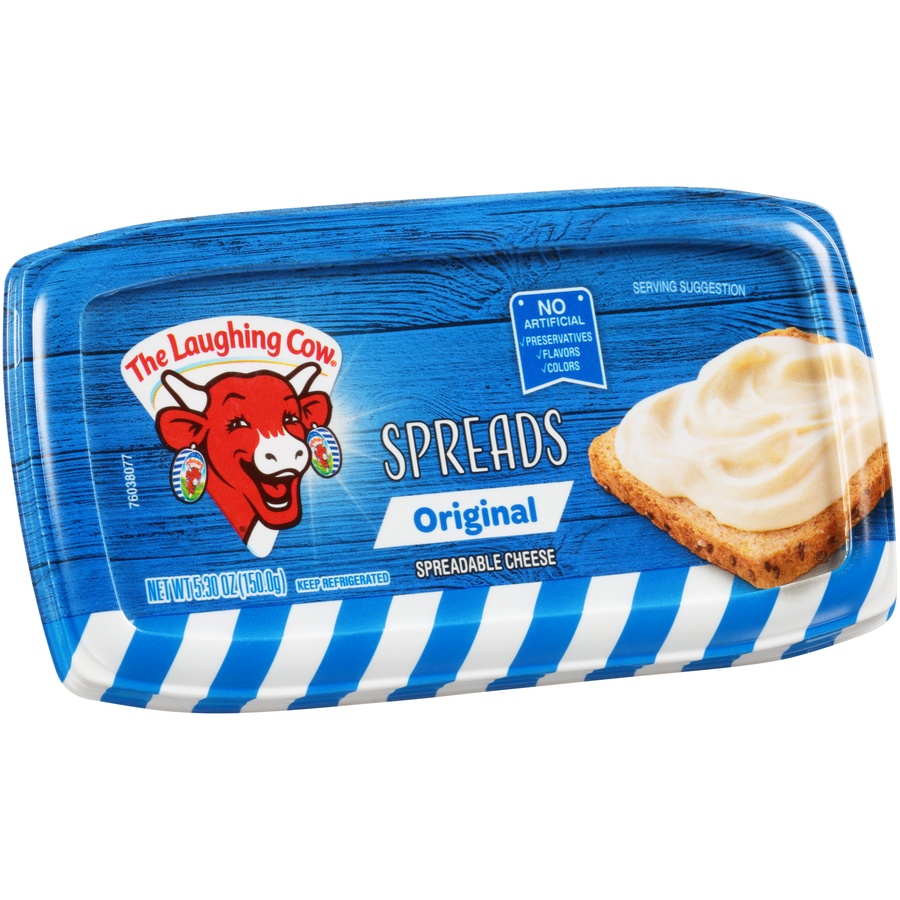 slide 2 of 8, The Laughing Cow Original Spreadable Cheese, 5.3 oz