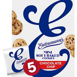 Entenmann's Little Bites Soft Baked Mini Chocolate Chip Cookies - 6.88 Oz