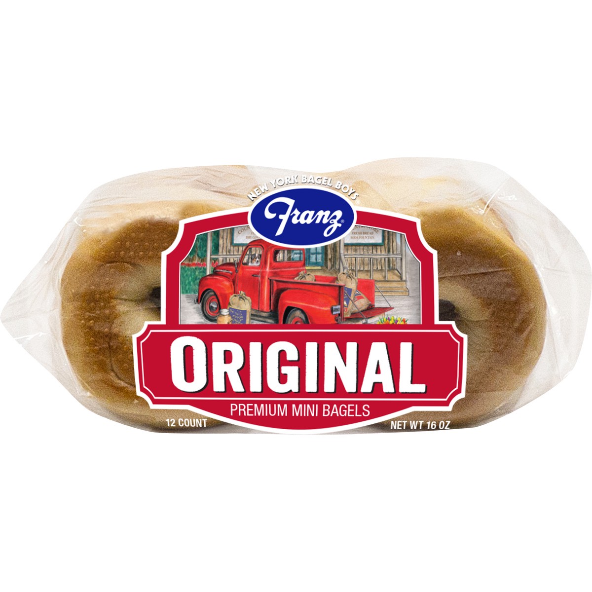 slide 3 of 6, Franz Original Mini Bagles, 16 oz