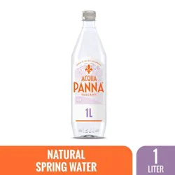 Acqua Panna Natural Spring Water Bottle - 33.8 Fl. Oz.