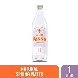 Acqua Panna Natural Spring Water Bottle - 33.8 Fl. Oz.