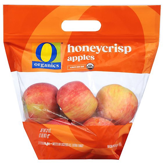 slide 1 of 1, O Organics Apples Honeycrisp - 2 Lb, 2 lb