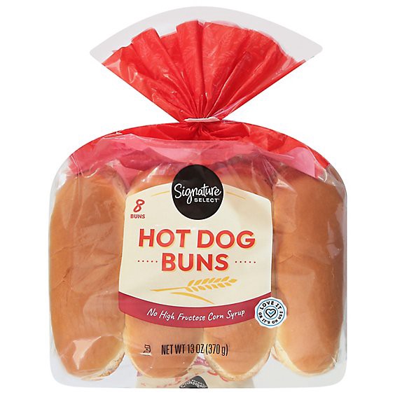 slide 1 of 1, Signature Select Buns Hot Dog - 13 Oz, 13 oz