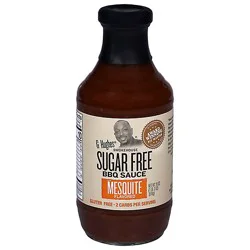 G Hughes Sauce Bbq Mesquite - 18 Oz