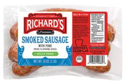 Pork Green Onion Sausage - 16 Oz