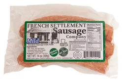 French Settlement Mild Sausage - 14 Oz