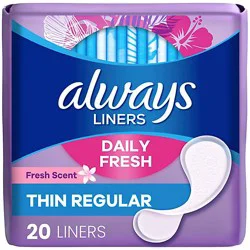 Always Thn Pantiliner Scntd - 20 Count