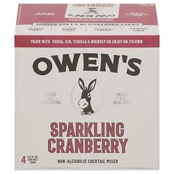 Owen's Craft Mixers Cranberry Lime Mix - 4-8.2 Fl. Oz.