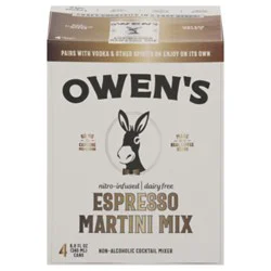 Owen's Espresso Martini Mix Cans - 4-8 Fl. Oz.