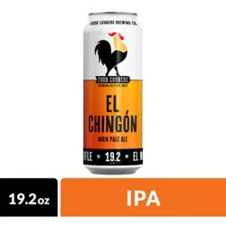 Four Corners El Chingon Ipa Craft Beer Can 7.3% Abv - 19.2 Fl. Oz.