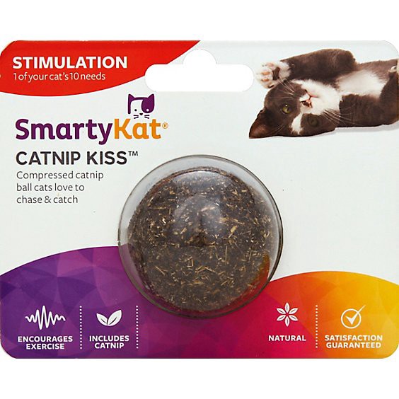 slide 1 of 1, Smartykat Catnip Kiss Compressed Catnip Ball - 1 Each, 1 ct