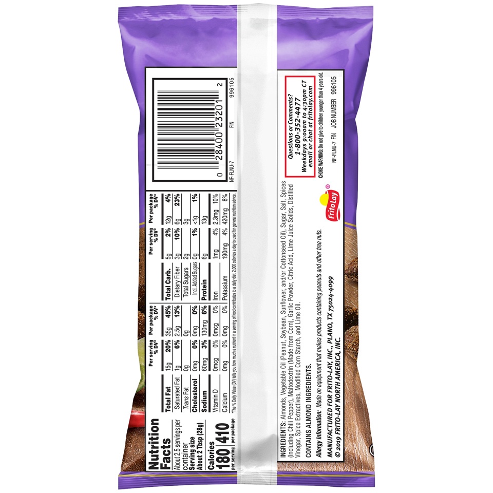 slide 2 of 4, Nut Harvest Chile Limon Flavored Almonds 2.25 oz, 2.25 oz